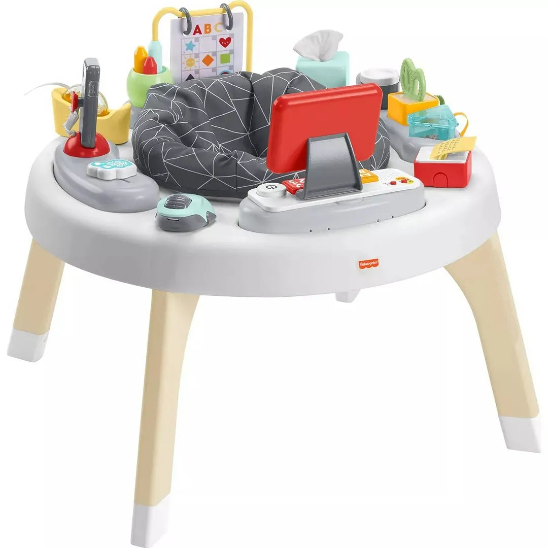 Fisher-Price 2-in-1 Like a Boss Activity Center - White REBEL Fisher-Price 2-in-1 Like a Boss Activity Center - White REBEL