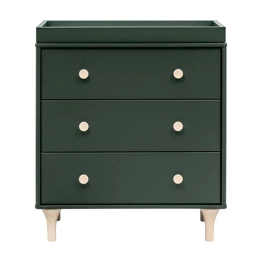 green emerald velvet dress Babyletto 3-Drawer Changing Table Dresser