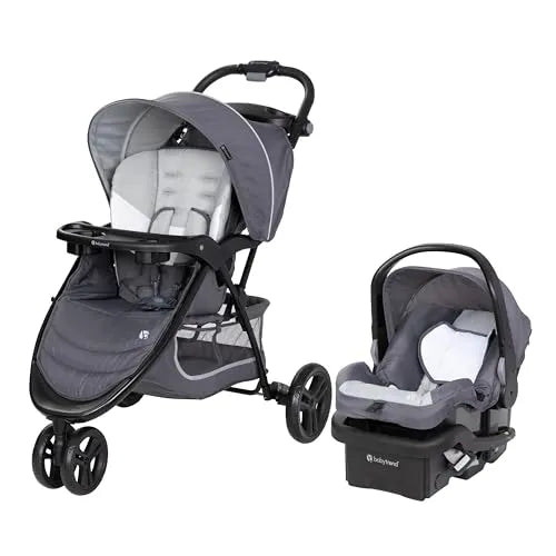 Baby Trend EZ Ride Travel System with EZ-Lift Car Seat (Dash Grey)