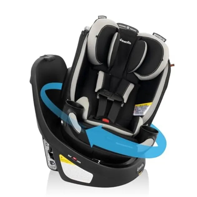 evenflo dlx 4 in 1 Evenflo Revolve 360 Slim 2-in-1 Rotational Convertible Car Seat