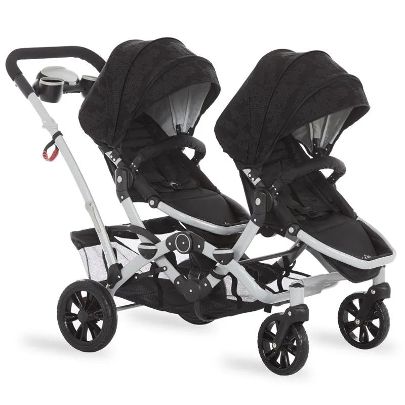 Dream On Me Track Tandem Double Umbrella Stroller