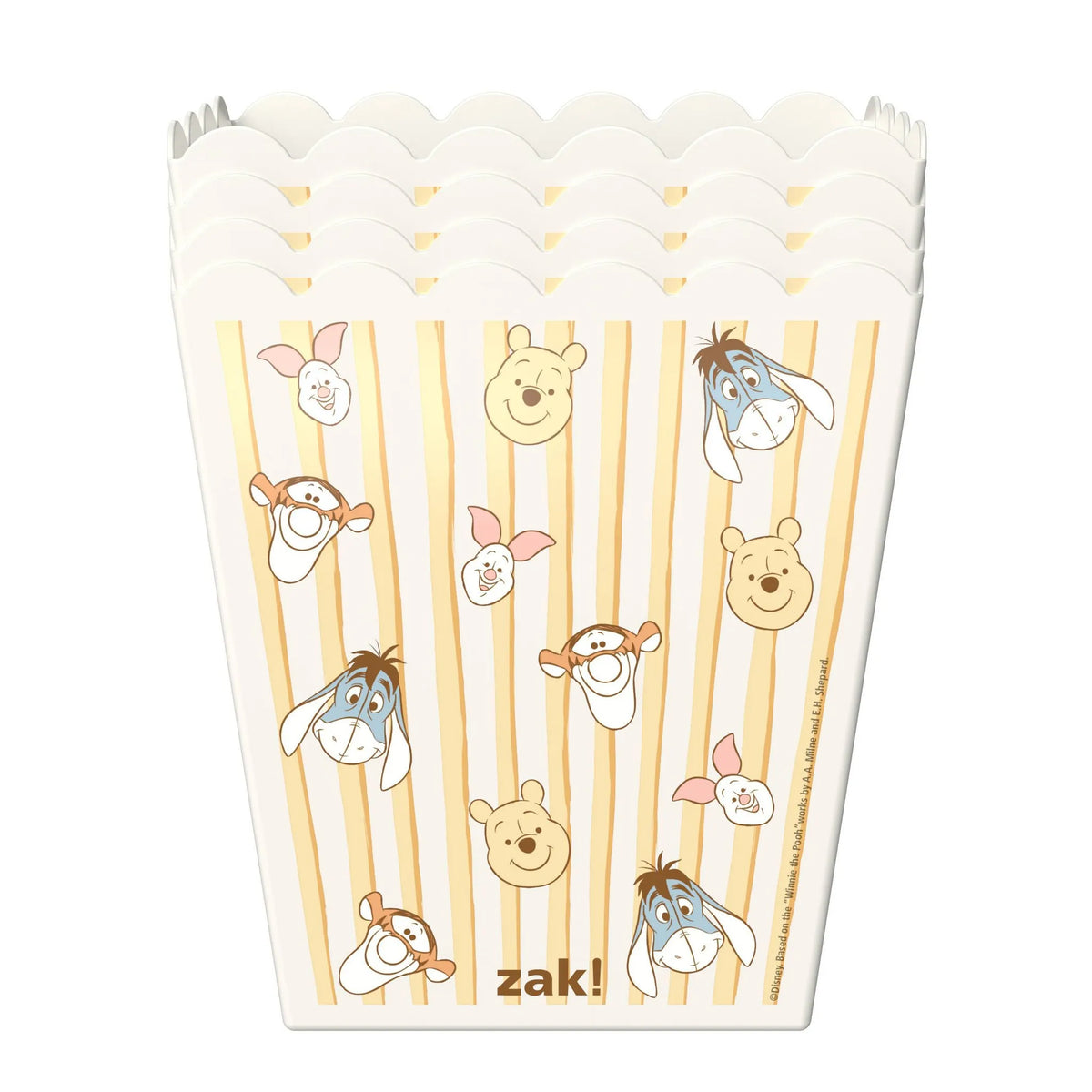Zak Designs Winnie The Pooh 4pc 50oz HIPS Popcorn Container – REBEL