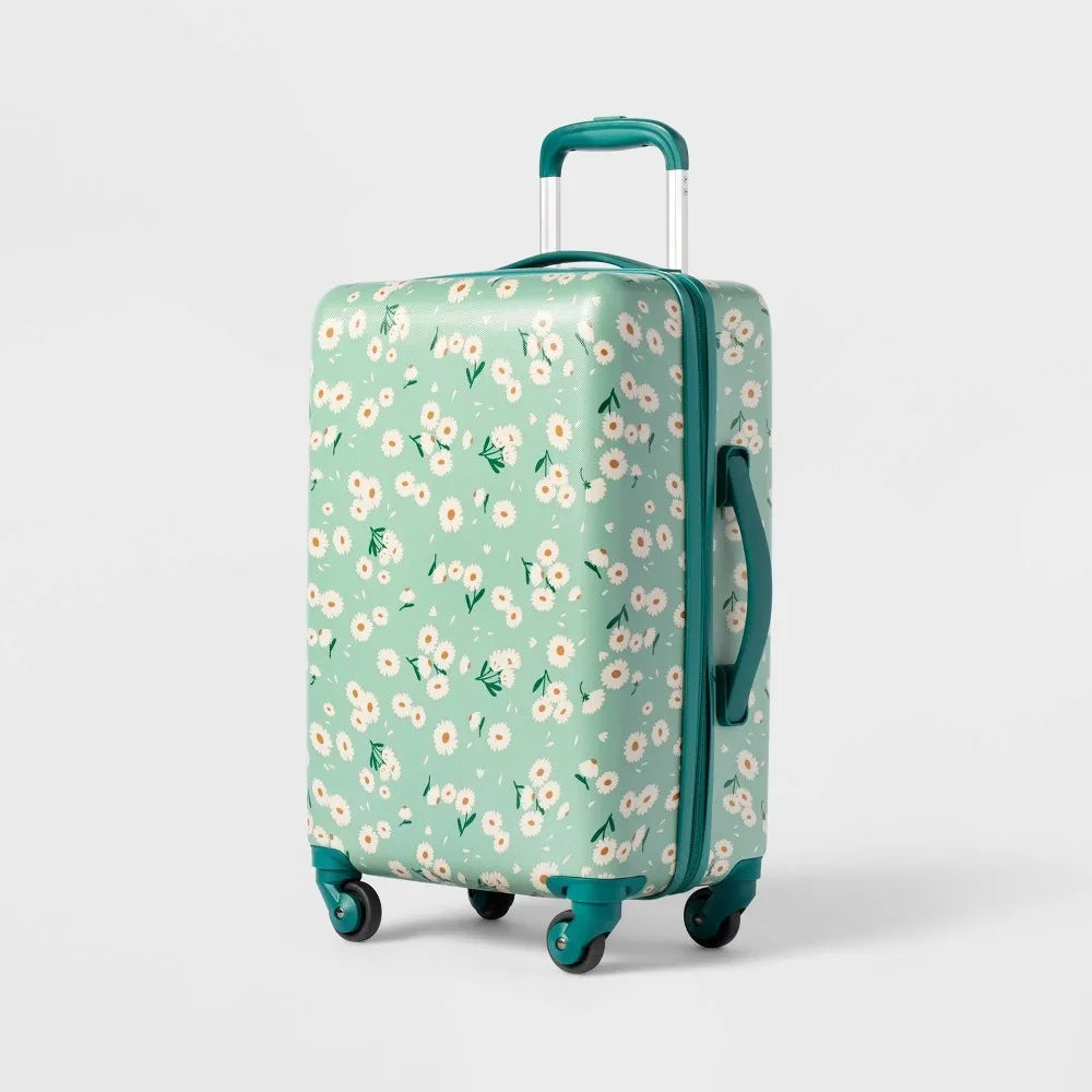 Kids' Hardside Carry-On Spinner Suitcase - Green – REBEL