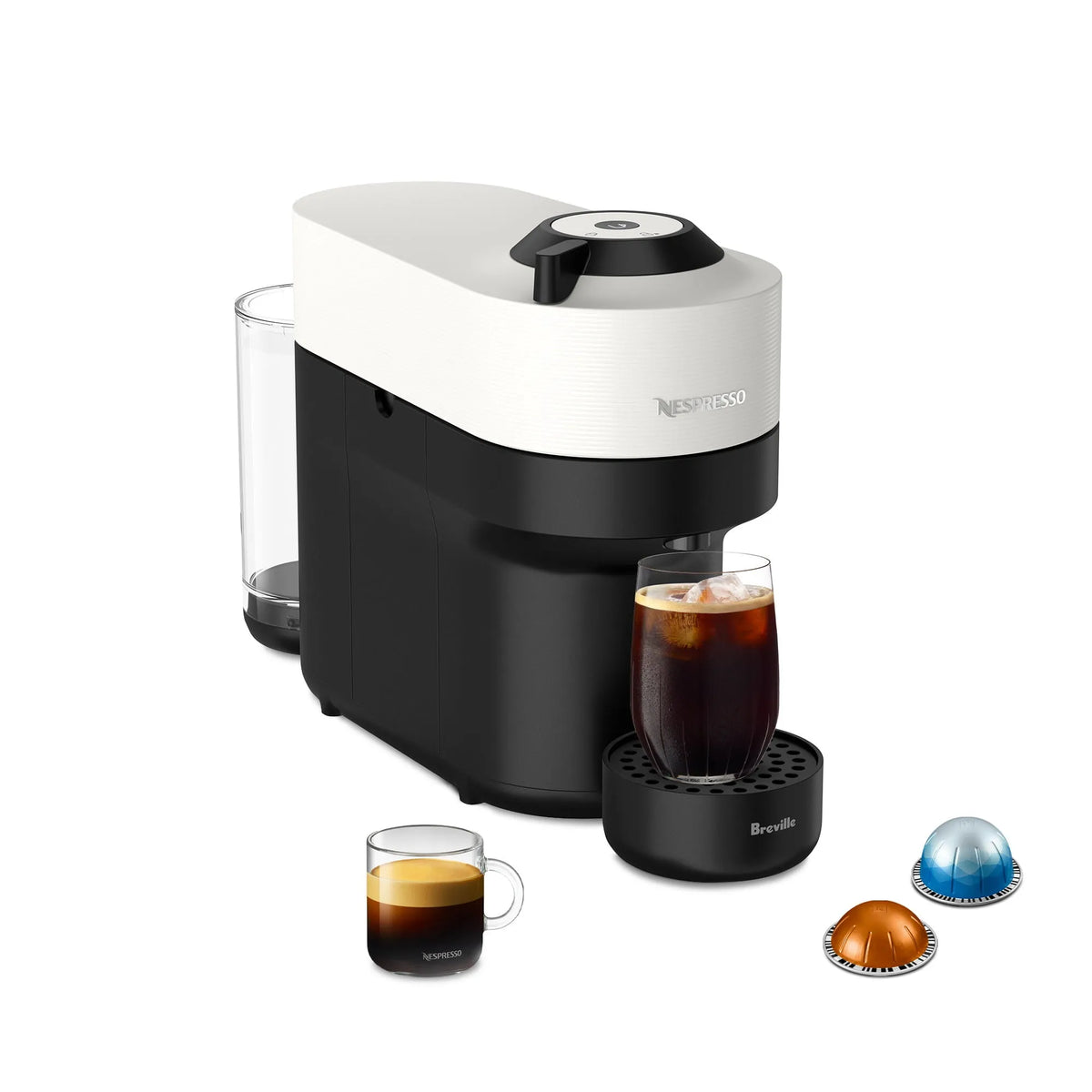Nespresso Vertuo Pop White Single Serve Coffee And Espresso Maker – REBEL