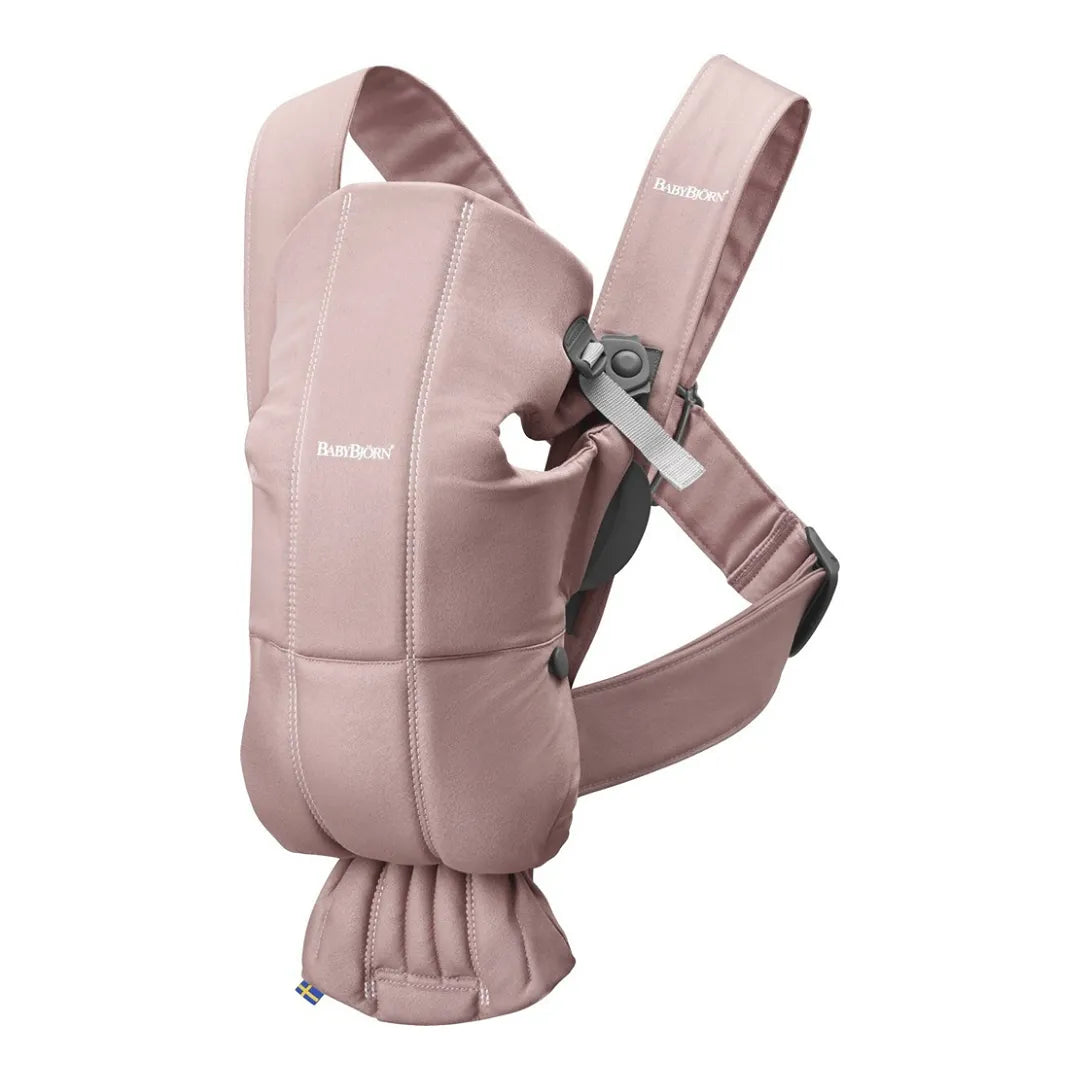 BabyBjörn Baby Carrier Mini - Old Rose, Cotton – REBEL