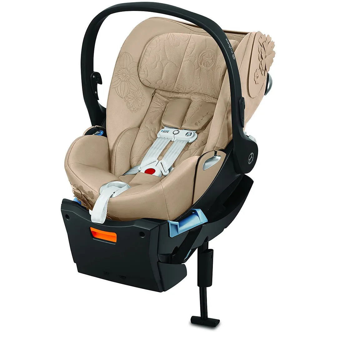 Cybex Cloud Q SensorSafe Car Seat - Simply Flowers - mid beige – REBEL