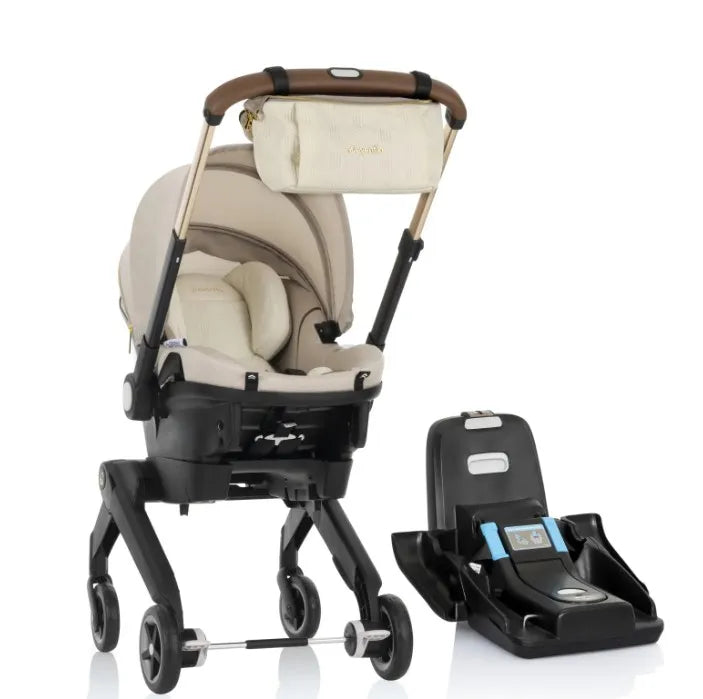 Evenflo DualRide Infant Car Seat Stroller Combo - Champagne  REBEL