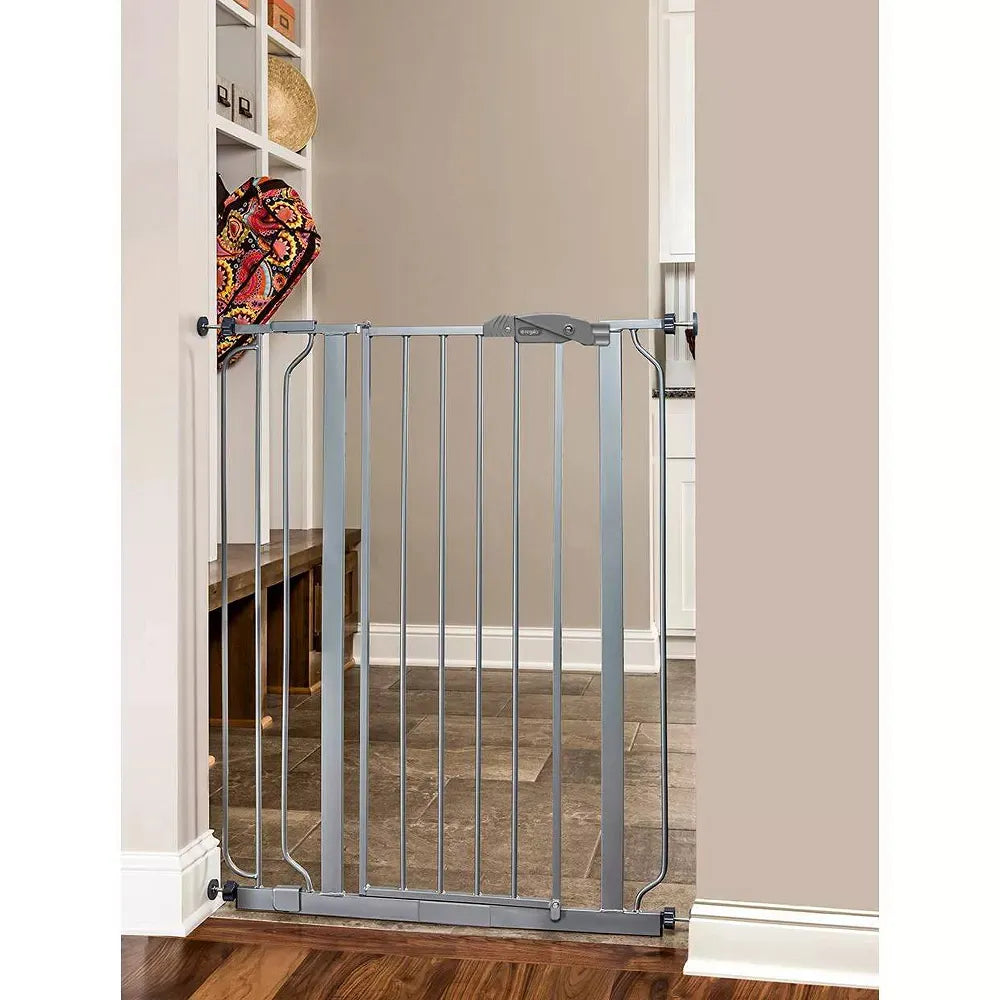 evenflo top of stairs extra tall gate Regalo Extra Tall Easy Step Metal Walk -Through Baby Gate