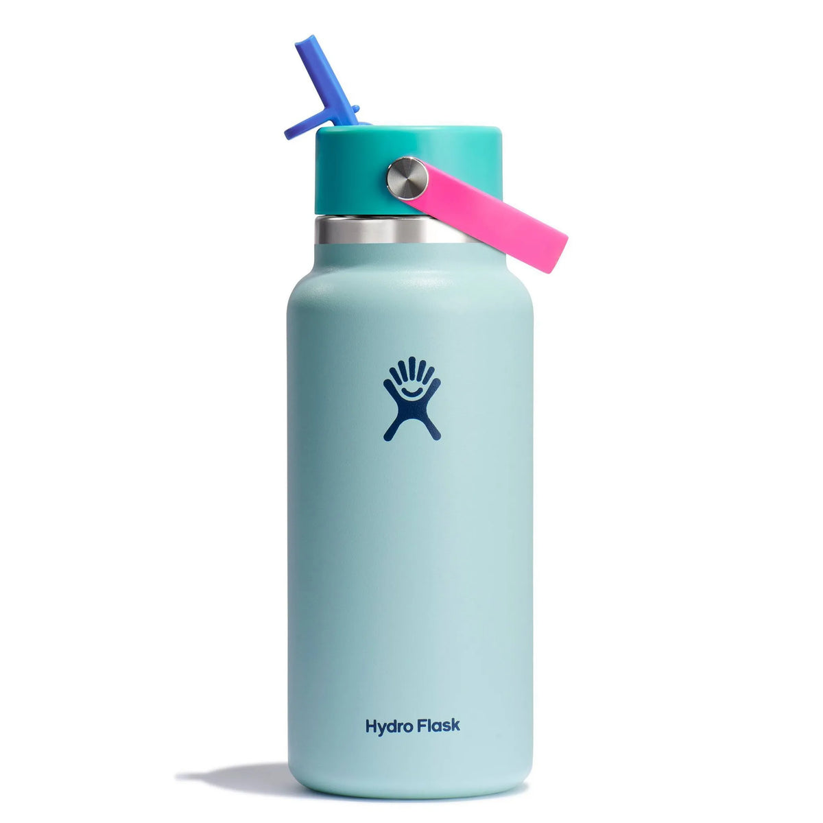 Hydro Flask 32oz Wide Mouth Flex Straw Water Bottle Polar Plunge (See  Description) – REBEL