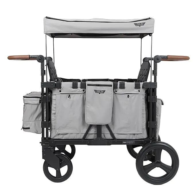 jeep wrangler stroller wagon grey Keenz XC+ Luxury Comfort Stroller Wagon 4 Passenger