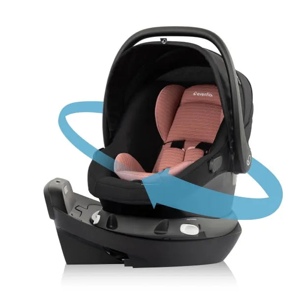 maxi cosi car seat pink Evenflo Revolve180 LiteMax NXT Rotational Infant Car Seat