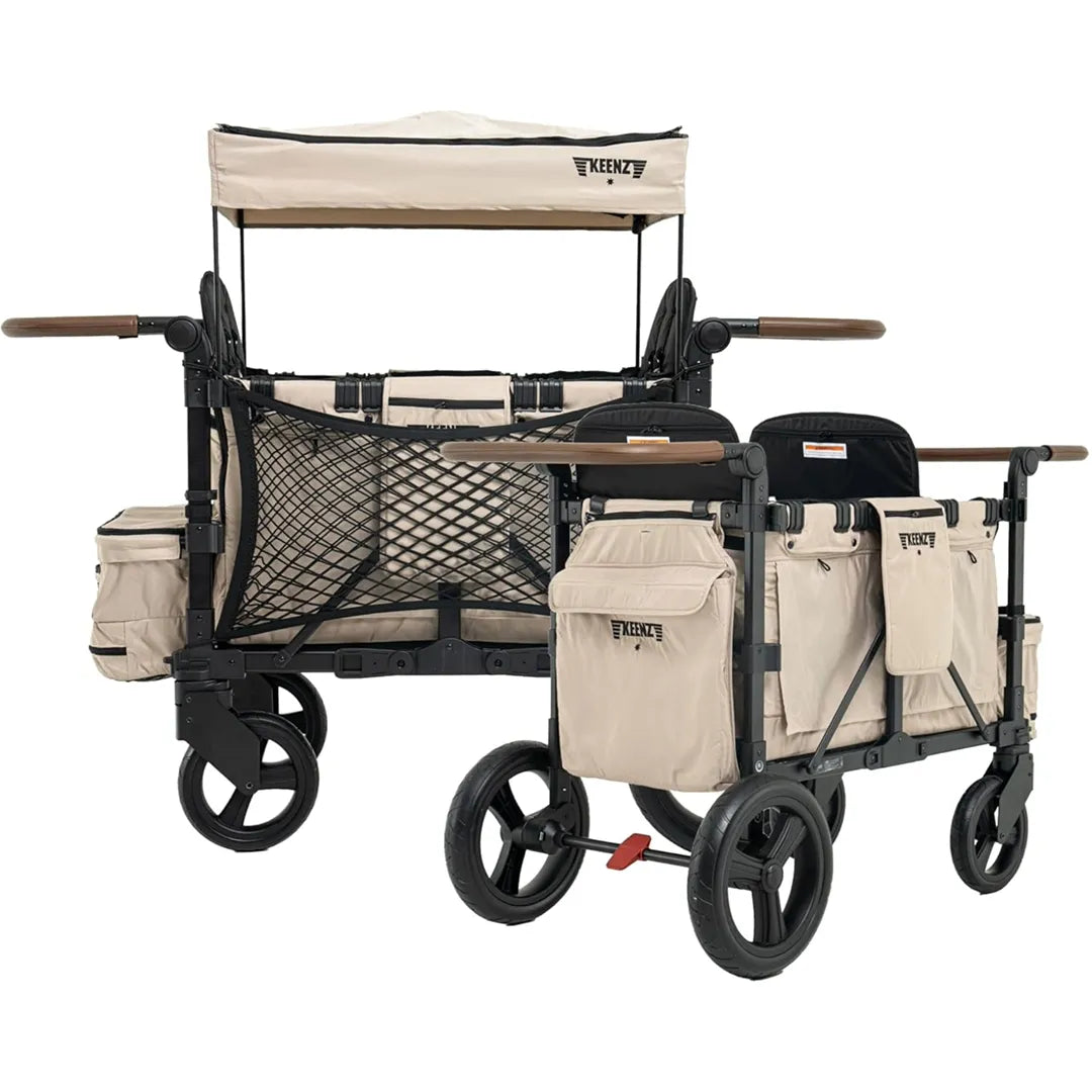 Keenz XC EVO - 2 Passanger Luxury Comfort Stroller Wagon - Mocha