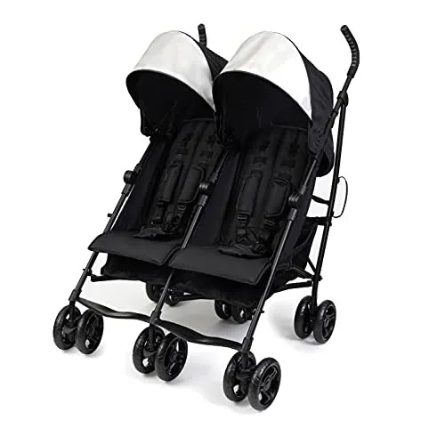 3Dlite Folding Lightweight Side by Side Double Stroller – REBEL