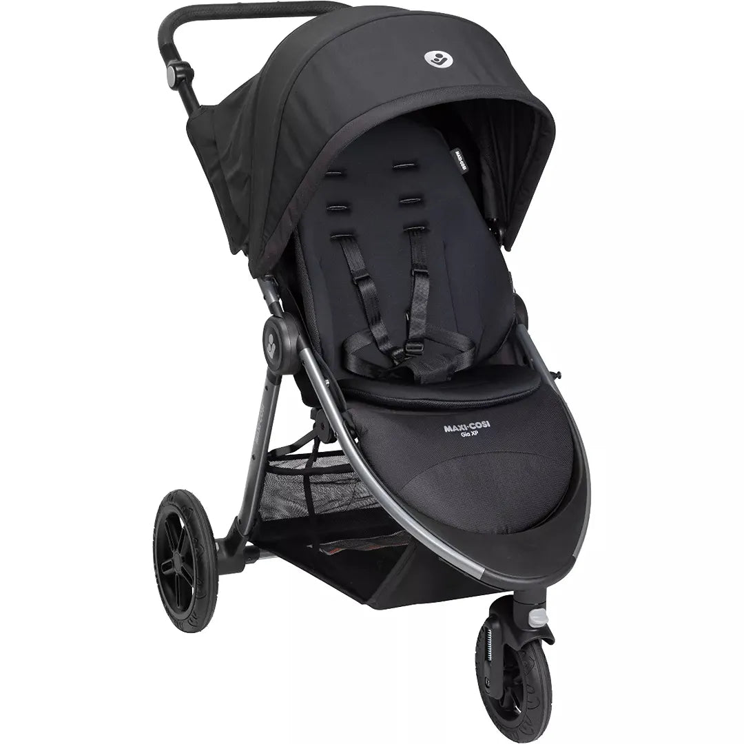 maxi cosi black stroller Maxi-Cosi Gia XP 3-Wheel Stroller Midnight Black – REBEL