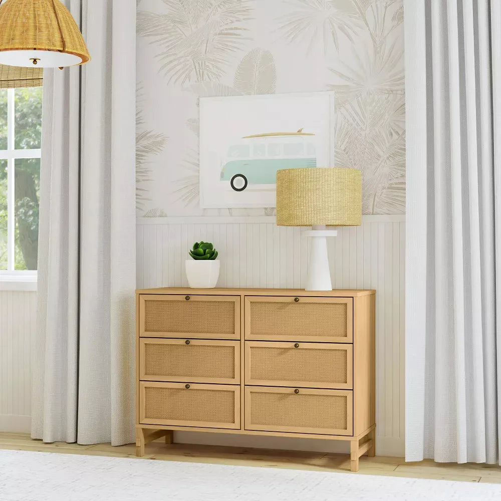 Davinci Margot 6-Drawer Dresser in Honey – REBEL