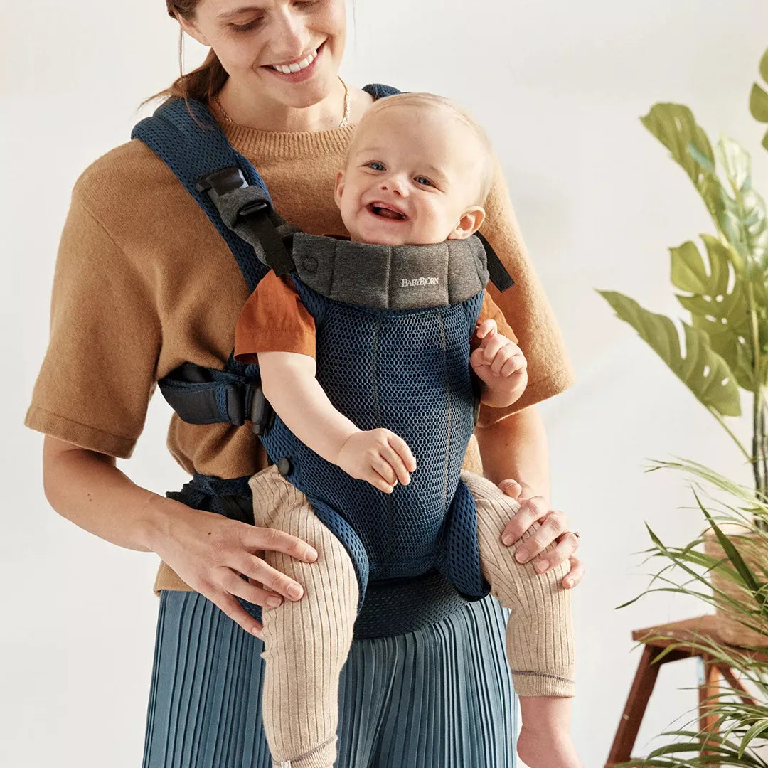 BabyBjörn Baby Carrier Harmony - Navy Blue 3D Mesh – REBEL