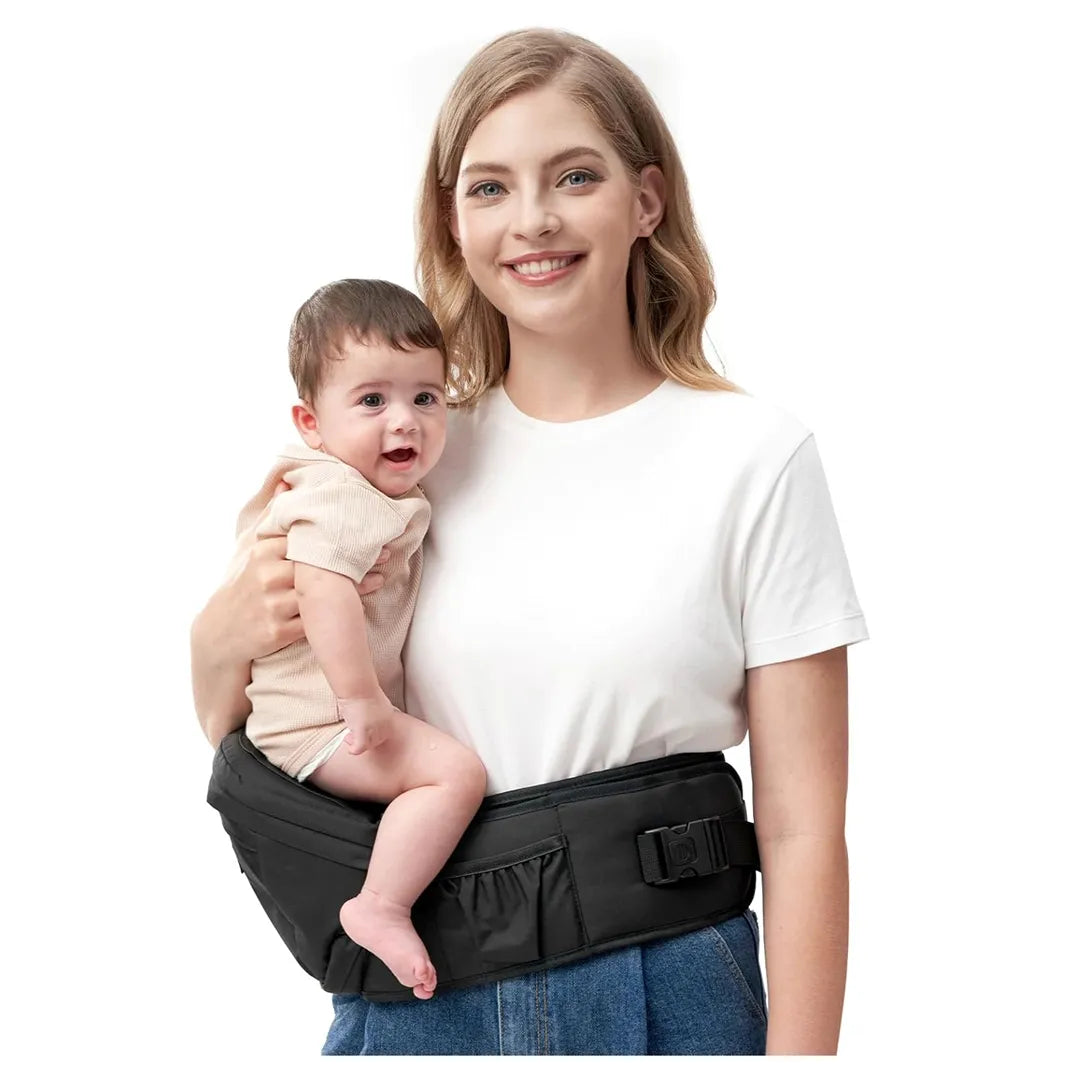 1000円値下げ！Mainly 3DBABY CARRIER チャコールブラック Momcozy Baby Hip Seat Carrier Medium - Black – REBEL