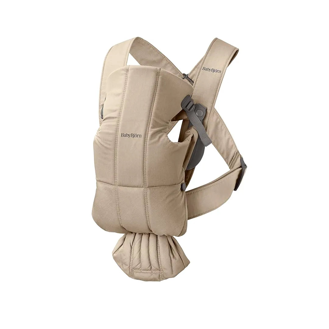 BABYBJÖRN Baby Carrier Mini ベージュ BabyBjörn - Baby Carrier Mini, Woven - Beige - REBEL