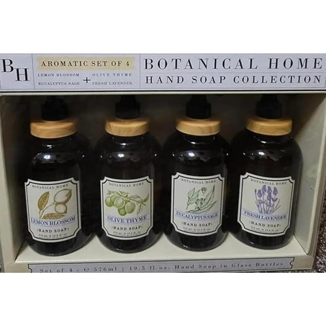 Botanical Home Hand Soap Collection Olive Thyme - Set of 4 – REBEL
