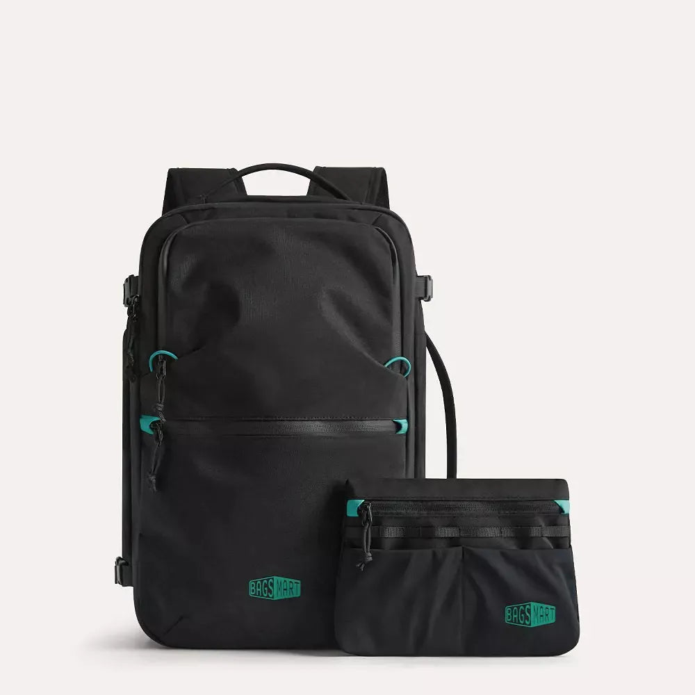 Bagsmart 29L Faro Carry On Travel Backpack - Black – REBEL