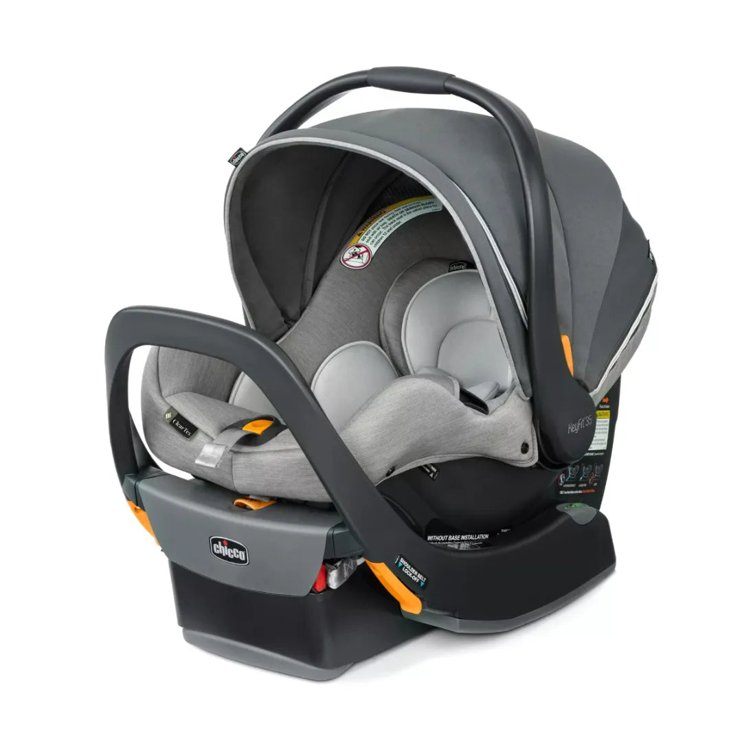 35 Chicco Keyfit Chicco Stroller Manual Chicco KeyFit 35 Zip ClearTex  Infant Car Seat Ash  REBEL