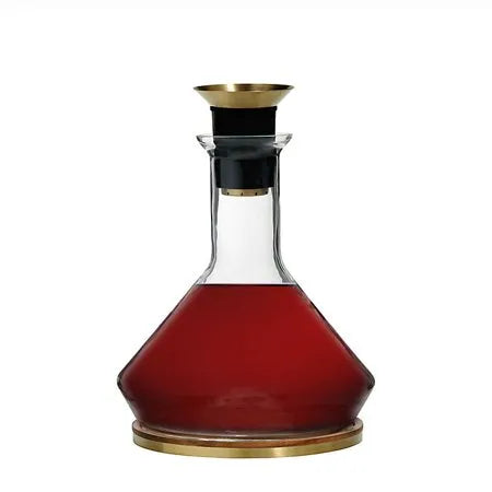 【RBT Ribbit wine decanter】新品★未使用ワインデキャンタ Glass Wine Decanter and Wood Base | RBT Barware
