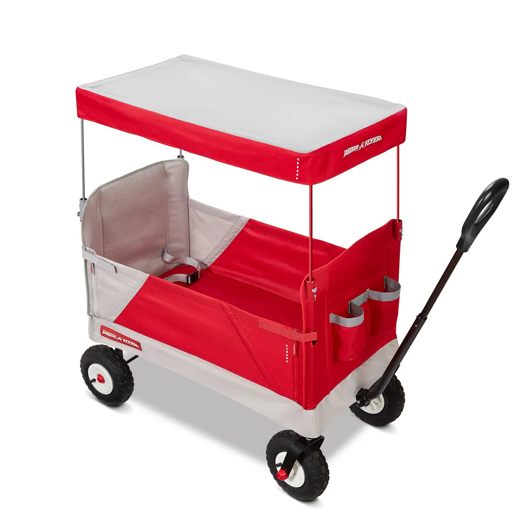 Radio Flyer Limited Edition Folding Sport Wagon with Canopy Radio Flyer Limited Edition Folding Sport Wagon with Canopy