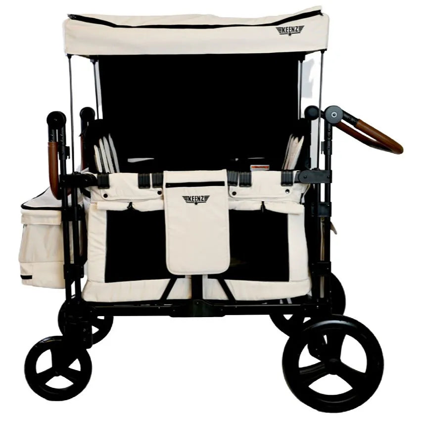 Keenz XC+ Luxury Comfort Stroller Wagon 4 Passenger - Cream – REBEL