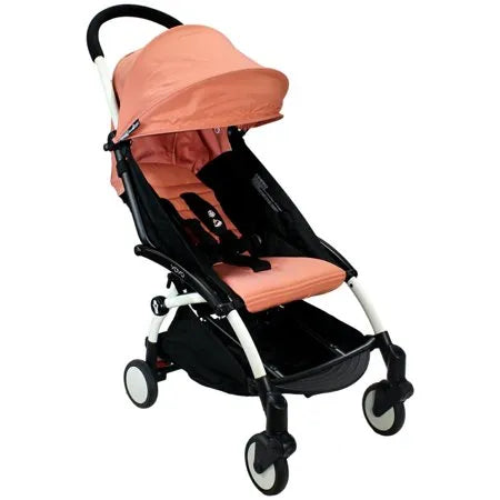 stokke stroller white Stokke Yoyo 6+ Stroller, White/Ginger – REBEL