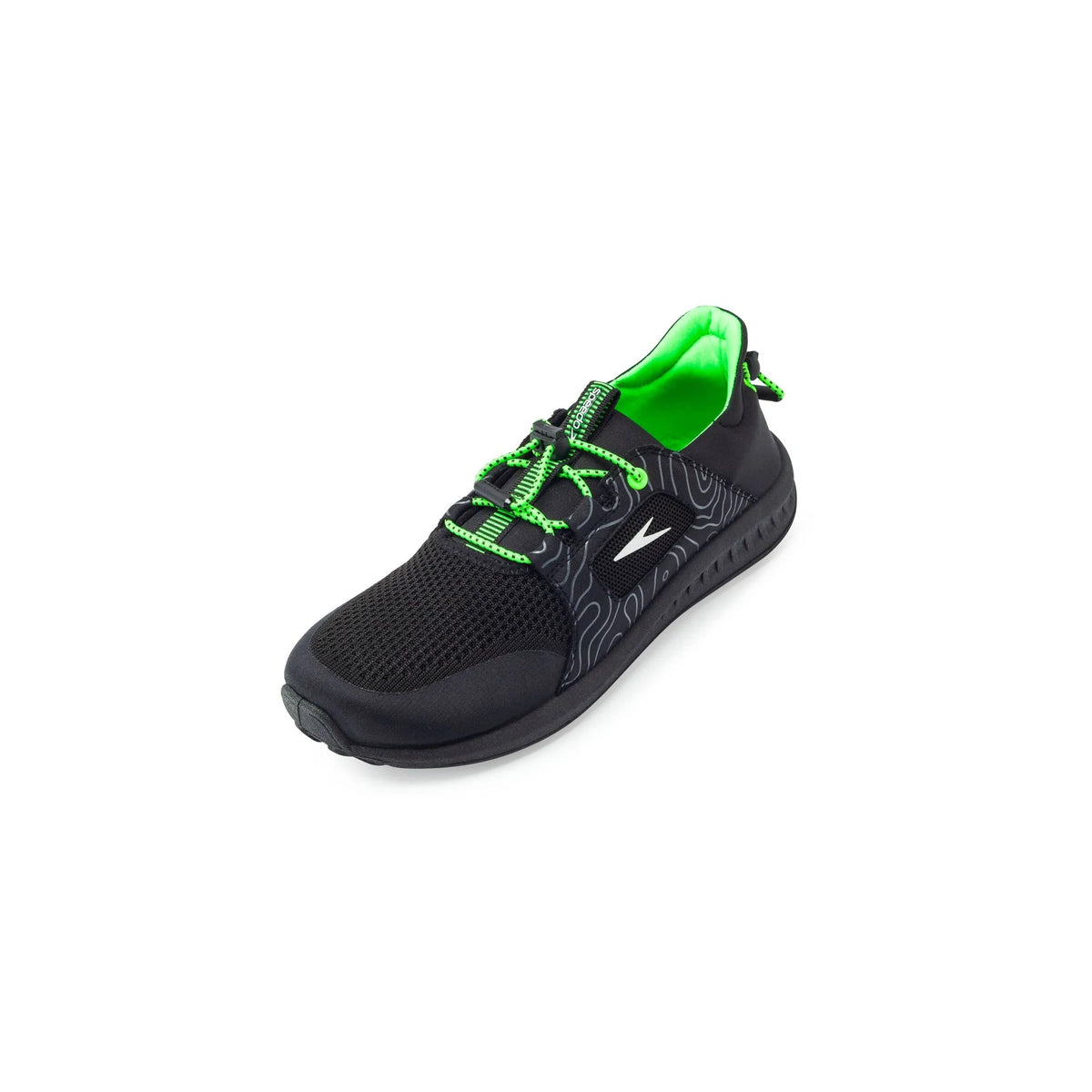 Men\'s Black & Neon Green Slip-On Water Shoes Men main image 4