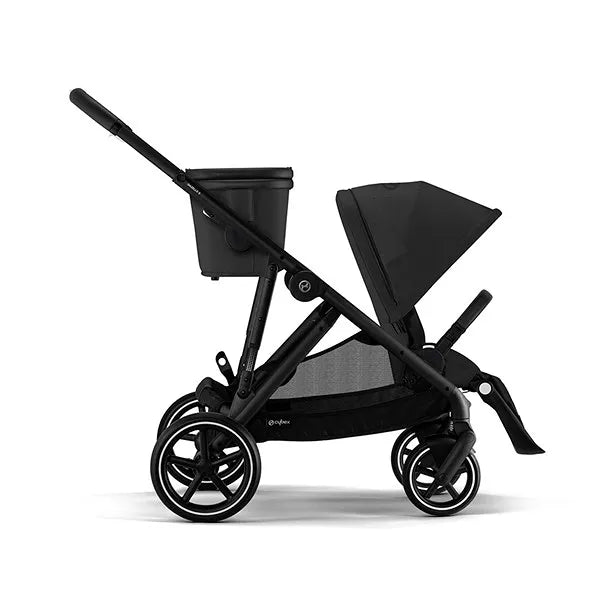 cybex reversible stroller Cybex Gazelle S Modular Stroller with Infant Car Seat, Reversible Seat,  Near-Flat Recline, and Shopper Basket for Growing Families Moon Black,  Black Frame Gazelle S 2 + Car Seat – REBEL
