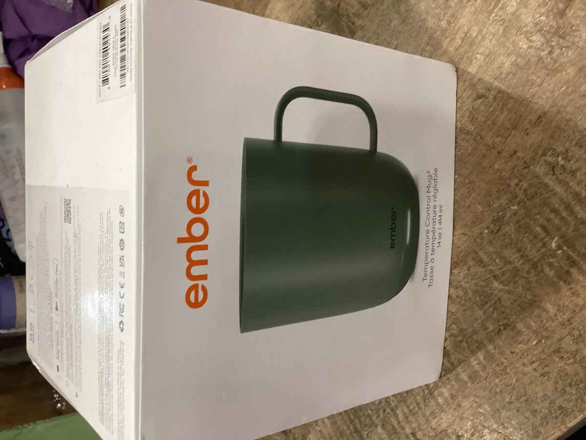 thumbnail image 2 of Ember Temperature Control 14oz Smart Mug 2 – App Controlled, Sage Green (Used) 2 of 6