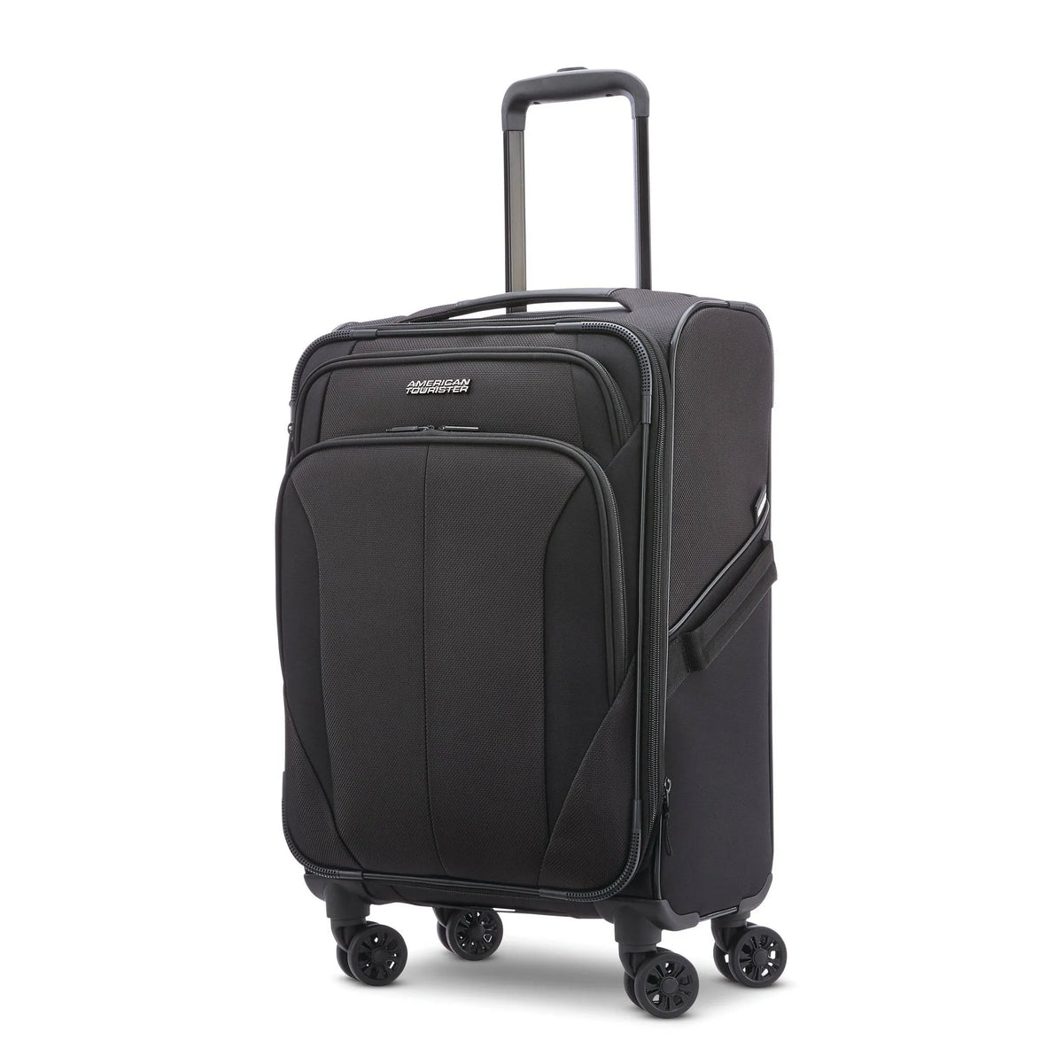 american tourister expandable x-bag travel duffel bag blue grey American Tourister Softside Carry On Spinner Suitcase