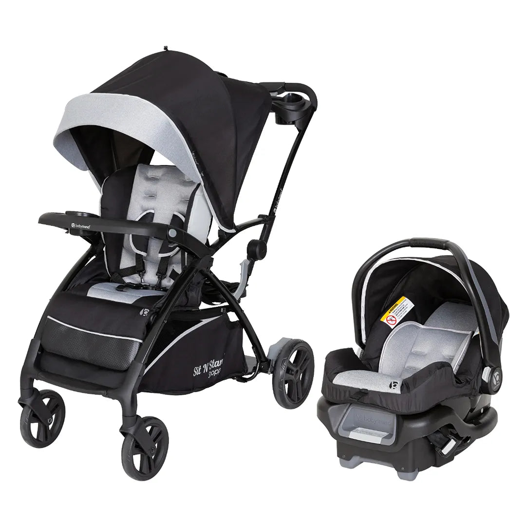 baby trend single stroller Baby Trend Sit N' Stand 5-in-1 Stroller Single Shopper Travel System