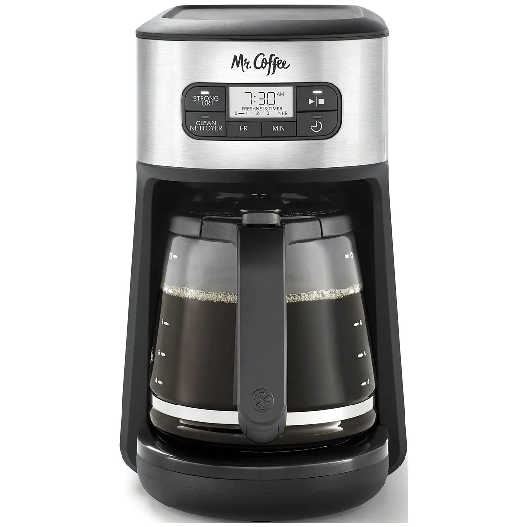 Mr. Coffee 12-Cup Programmable Coffee Maker with Automatic Cleaning Cycle – REBEL