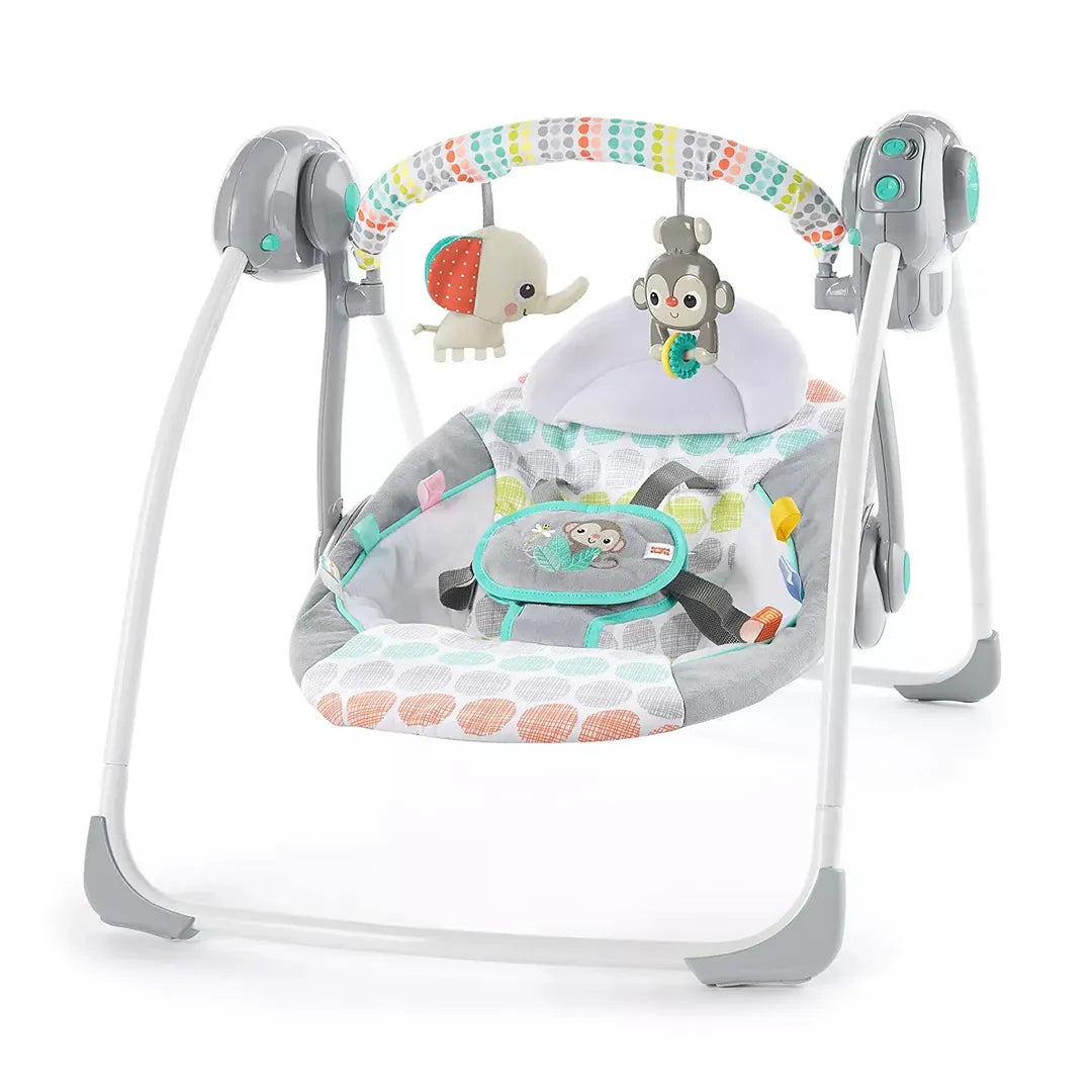 evenflo rock-a-bye swing Bright Starts Whimsical Wild Portable Swing – REBEL
