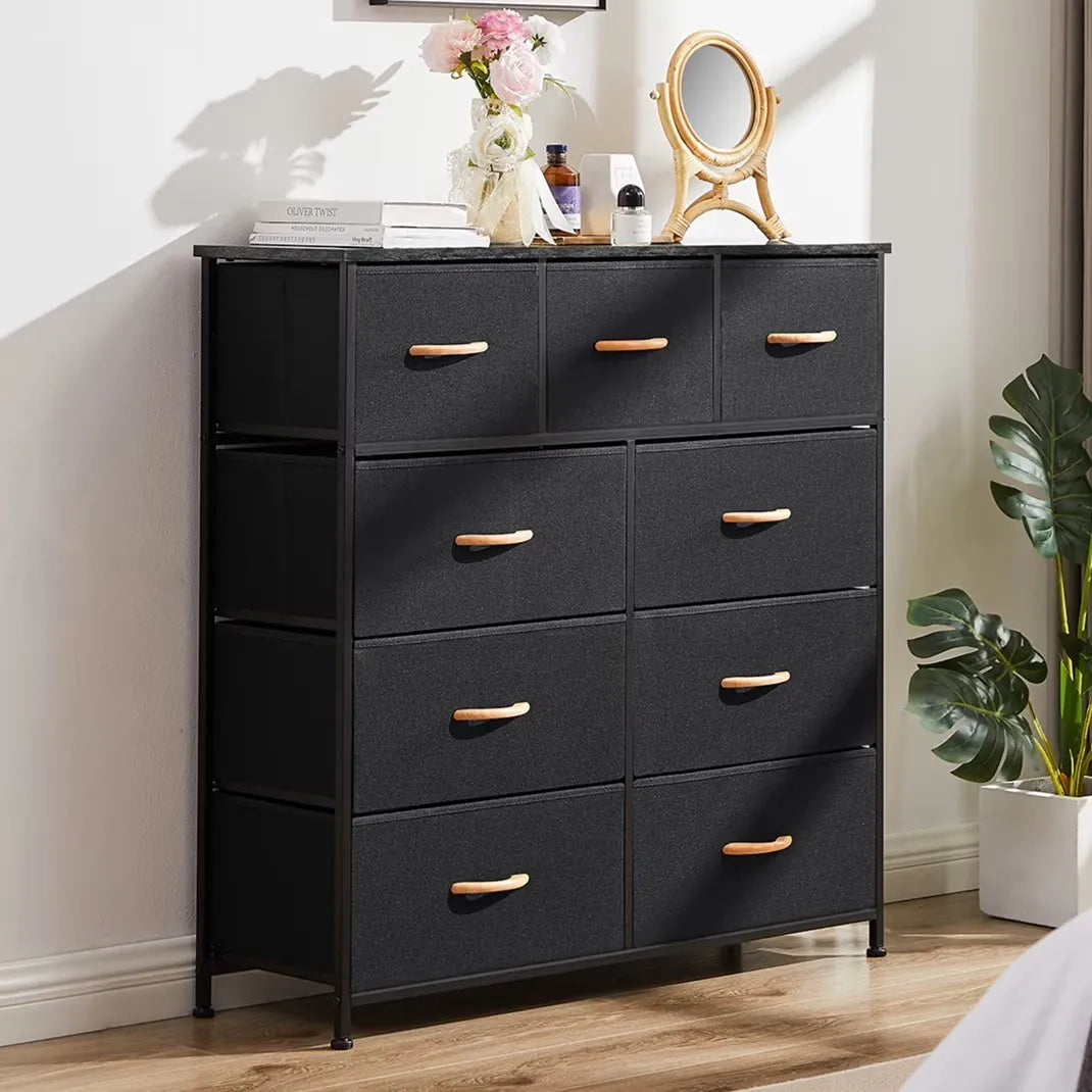 Bigroof Dresser with 9 Drawers