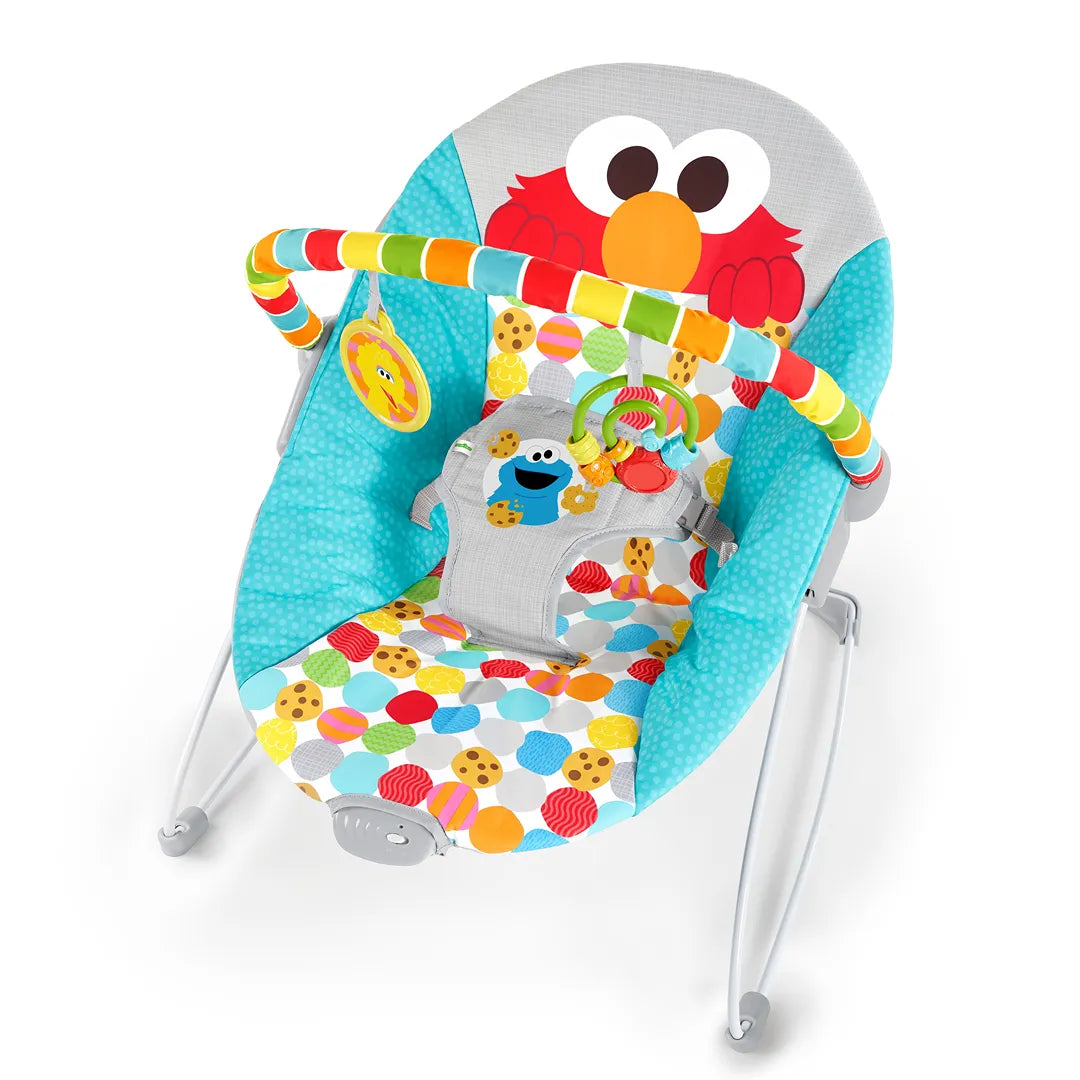 Bright Starts Sesame Street Baby Bouncer Soothing Vibrations