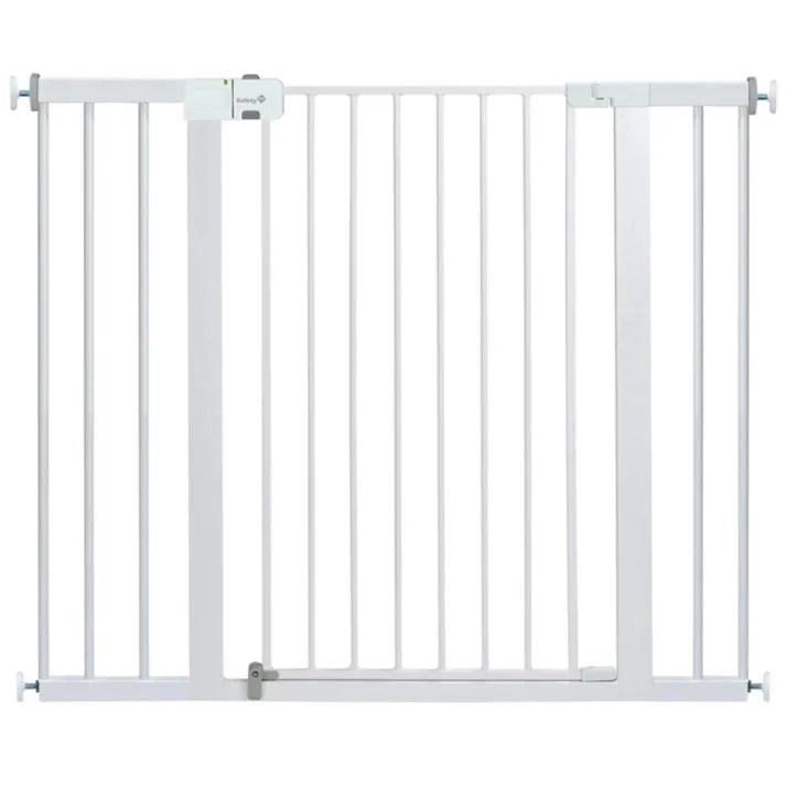 evenflo multi use decor tall walk thru gate black metal Safety 1st Decor Easy Install Tall & Wide Baby And Pet Gate With Pressure Mount Fastening – REBEL