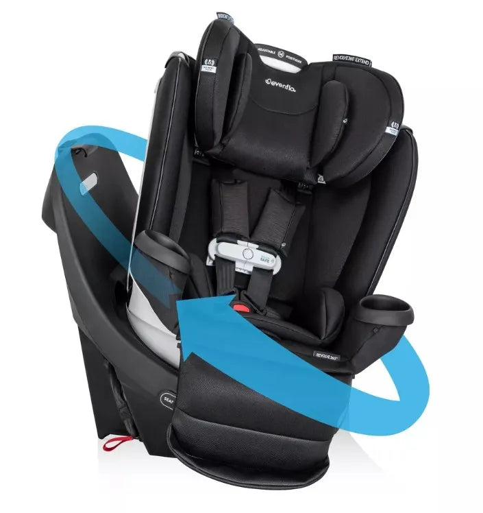 Evenflo Gold Revolve360 Extend All-in-One Rotational Car Seat with  SensorSafe