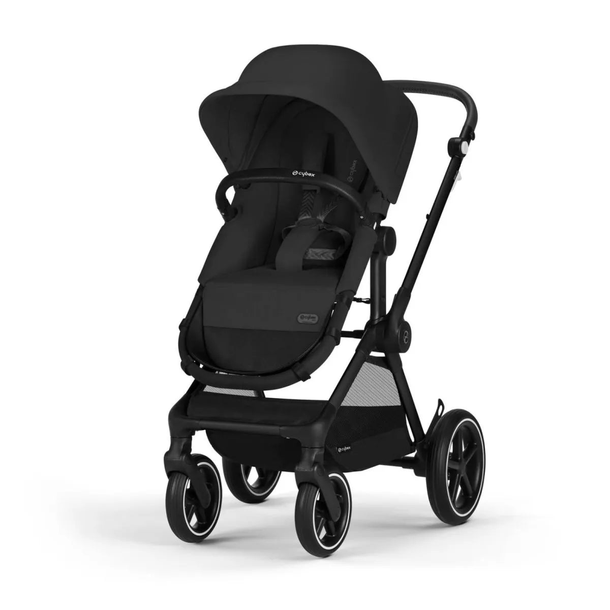 Cybex EOS Lux 2 in 1 Stroller - Moon Black – REBEL