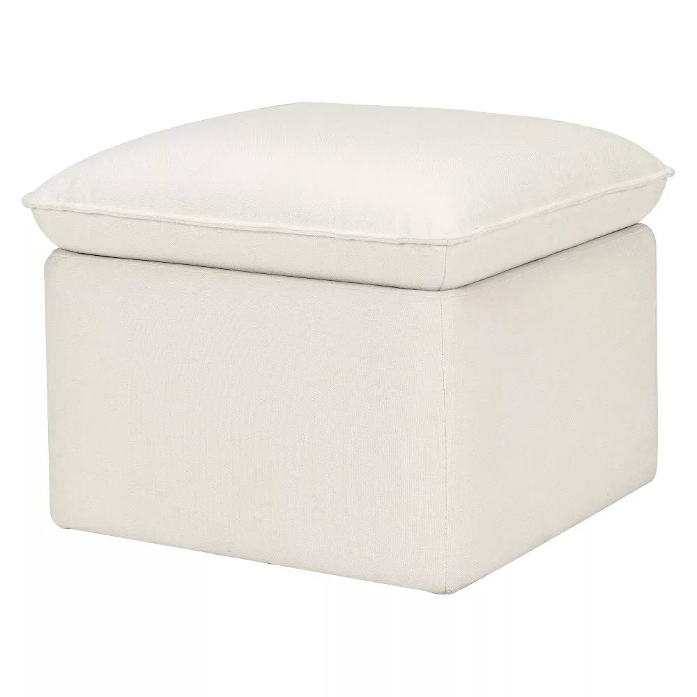 Curated visual reference: Babyletto Cali Storage Eco Weave Ottoman Performance Cream Photo Inspiration