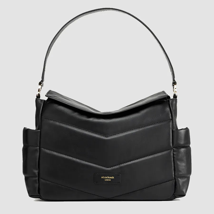 Storksak Aria Leather Compact Changing Bag