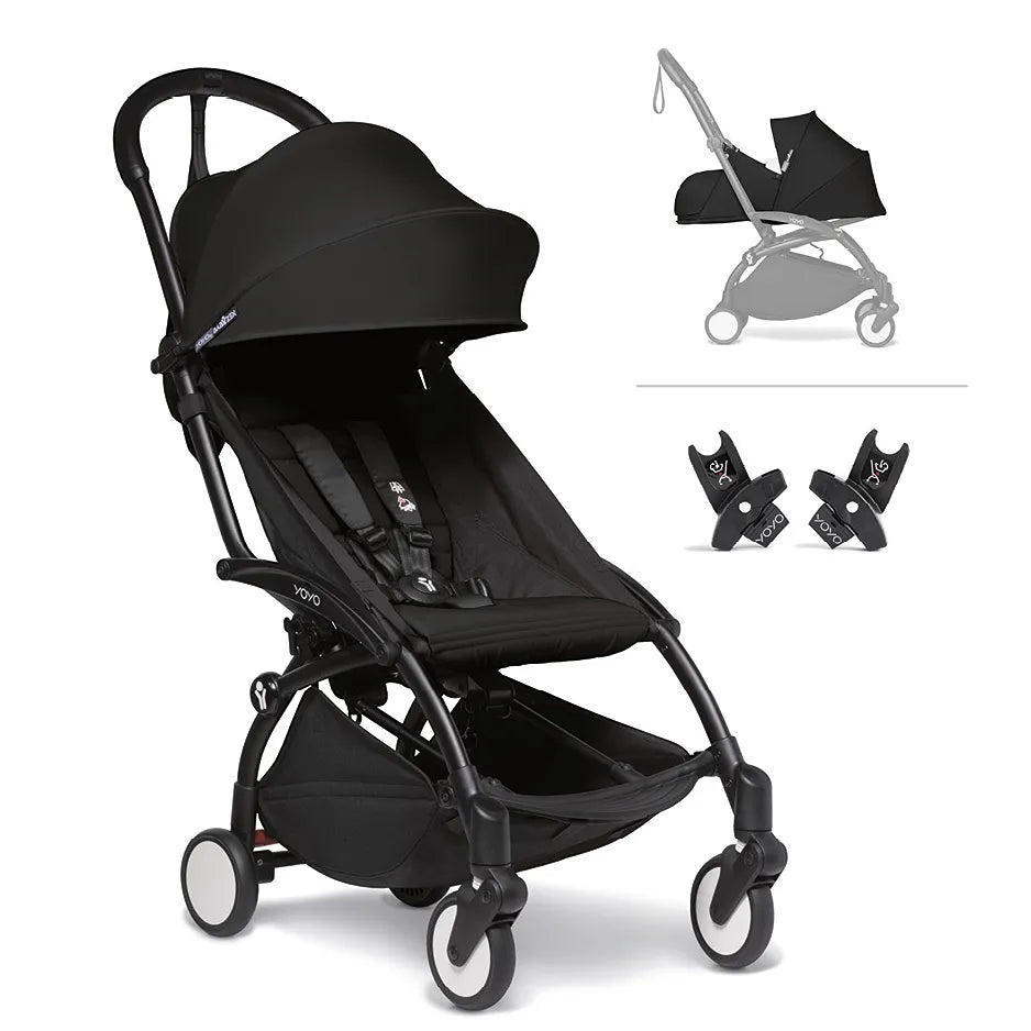 YOSA TeraBolster ブラック Stokke YOYO2 Stroller Bundle - Black on Black – REBEL