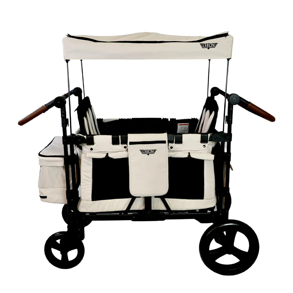 Keenz XC 2.0 Luxury Comfort 2 Passenger Stroller Wagon - Cream – REBEL
