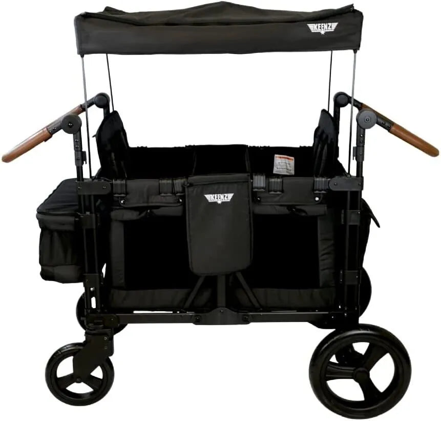 Keenz XC EVO Luxury 2 Passenger Kids Stroller Wagon - Black – REBEL