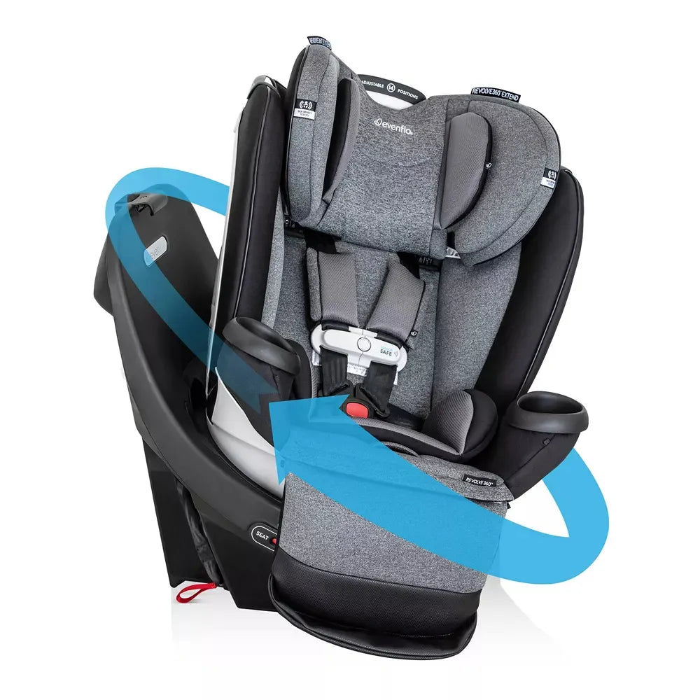 Evenflo Gold Revolve 360 Extend All-in-One Rotating Convertible Car Seat  with SensorSafe