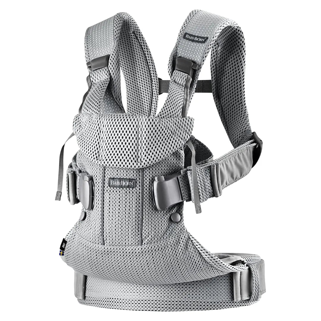 BabyBjörn - Baby Carrier - Carrier One Air Mesh - Silver - REBEL