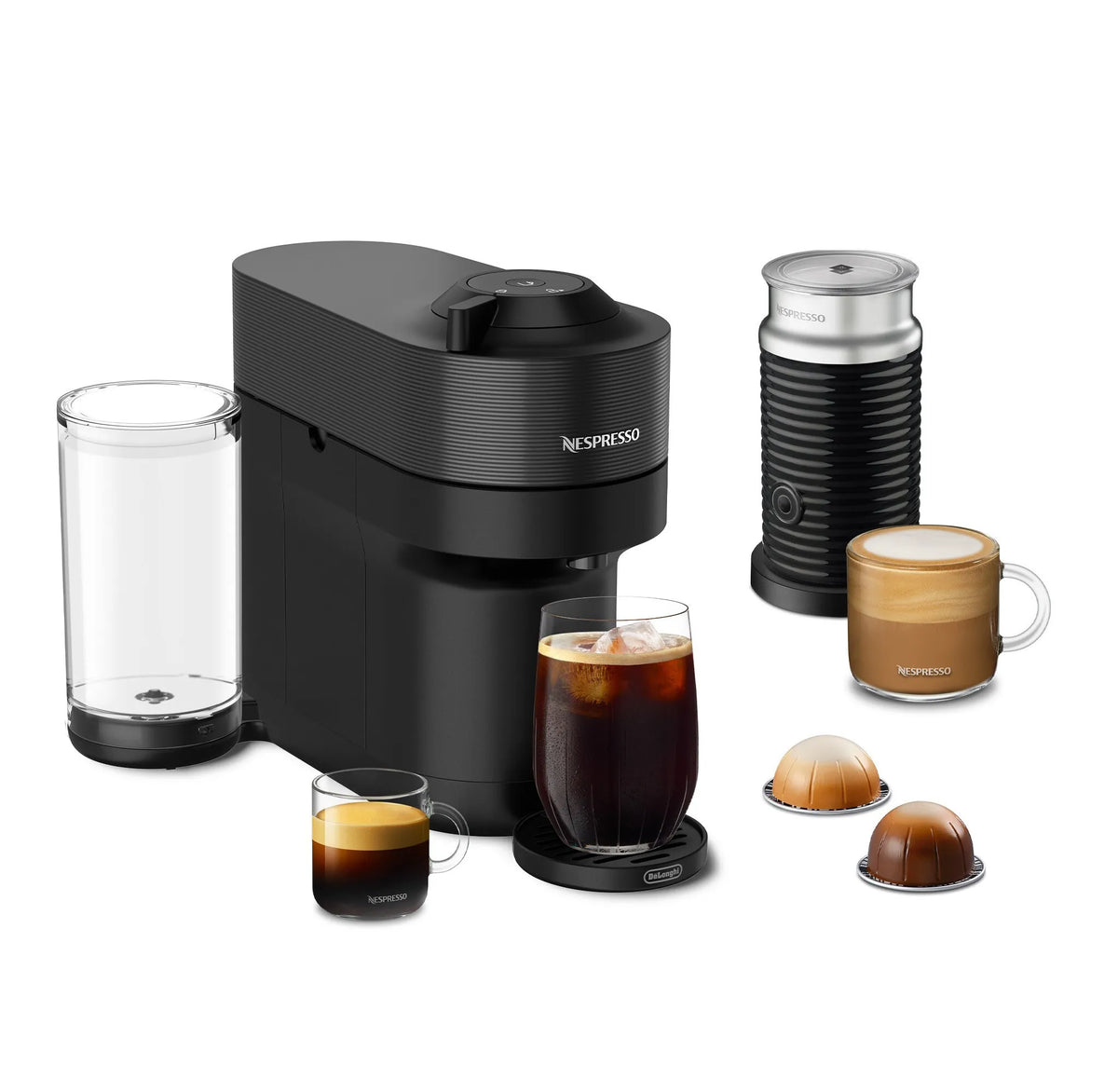 Vertuo Pop+ Coffee Machine with Aeroccino Frother – REBEL