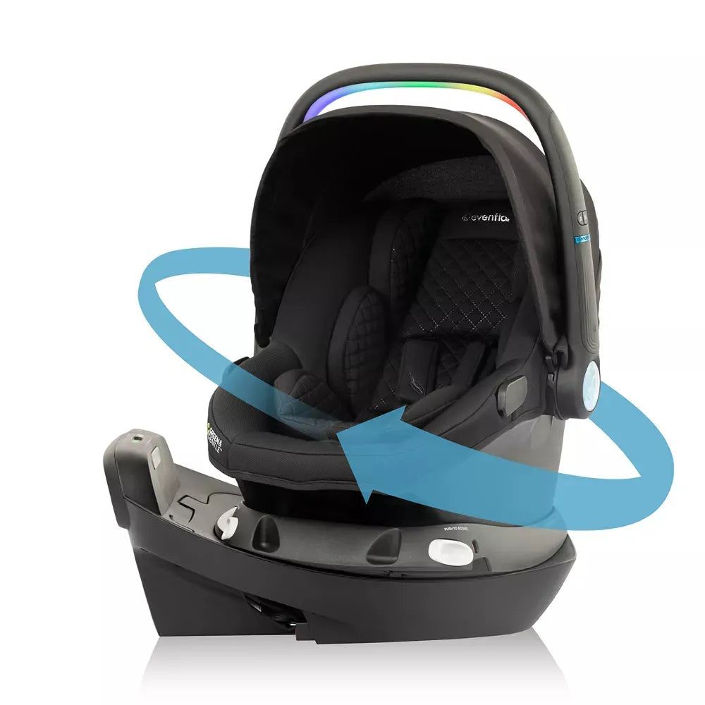 evenflo tribute target Evenflo Revolve180 LiteMax NXT Rotational Infant Car Seat with  SensorySoothe